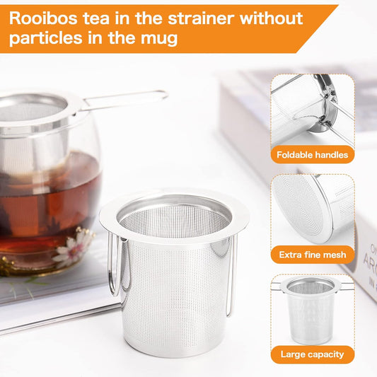 Loose Leaf Tea Strainer For Mugs and Teapots
